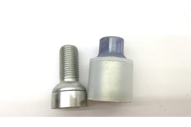 4F0698139C812 VAG Śruba koła, przeciwkradzieżowa z adapterem Audi A6 C6 (2004-2011) Kod kluczyka N