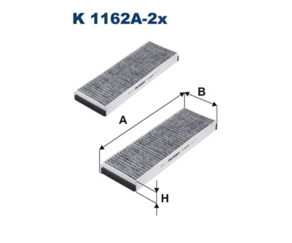 K 1162A-2X FILTRON FILTR P/PYLOWY węglowy