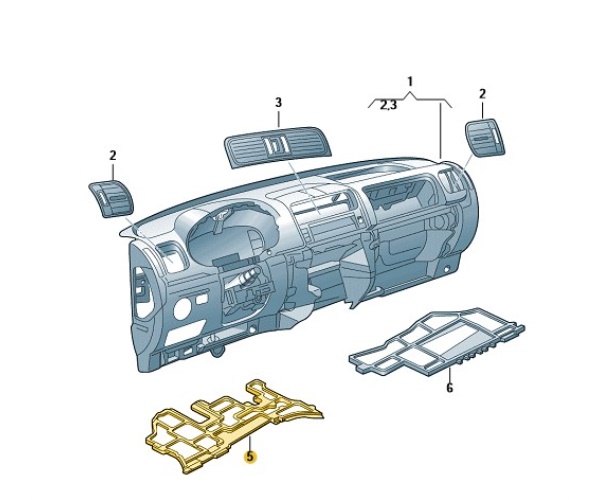 5J1863081F VAG Nakładka