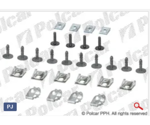 RX90238 ROMIX ZESTAW SPINEK OSŁON SILNIKA AUDI A4 / S4 (B8), 2011-