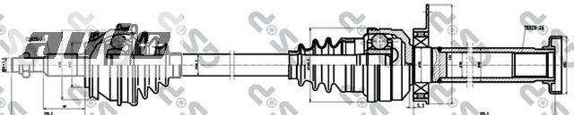 203246 GSP PÓŁOŚ NAPĘDOWA