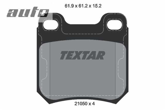 2105002 TEXTAR KLOCKI HAMULCOWE