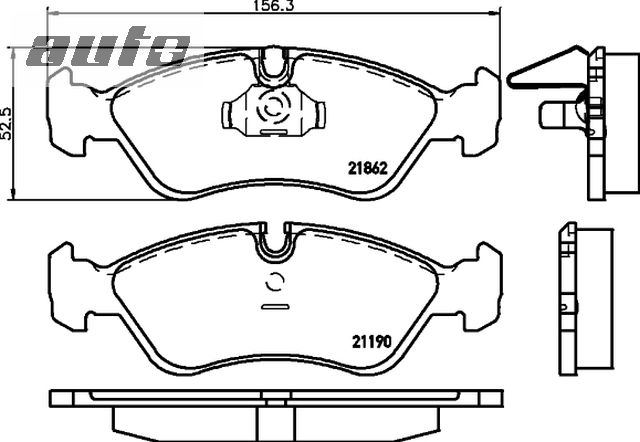 MDB1889 MINTEX KLOCKI HAMULCOWE