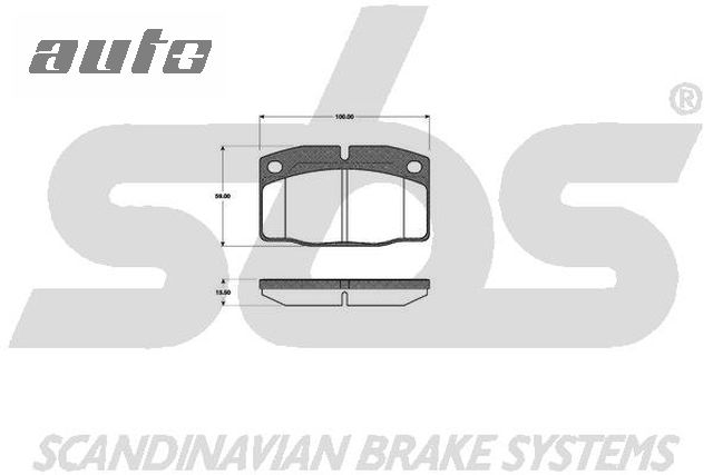 223606 SBS KLOCKI HAMULCOWE