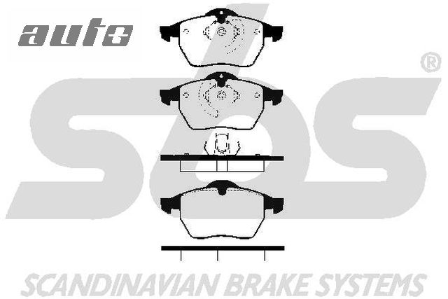 223613 SBS KLOCKI HAMULCOWE