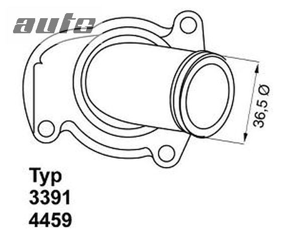 4459.92D BORGWARNER (WAHLER) TERMOSTAT.