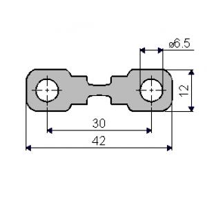 FS40A.10 TESLA Bezpiecznik blaszkowy/taśmowy - 40A