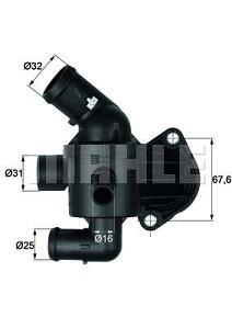 TI 15 87 MAHLE Termostat cieczy chłodzącej (87°C, w obudowie) AUDI A1, A3, Q3, TT; SEAT ALHAMBR