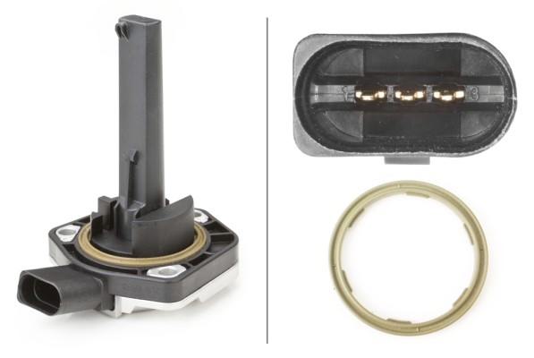 6PR008079-081 HELLA Czujnik poziomu i temperatury oleju silnikowego AUDI A1, A3, A4, A5, A6, A6 ALLR