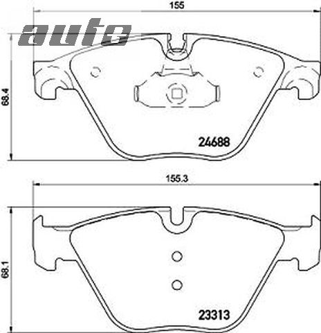 8DB 355 015-261 HELLA KLOCKI HAMULCOWE