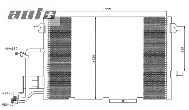 35317 NRF CHŁODNICA KLIMATYZACJI