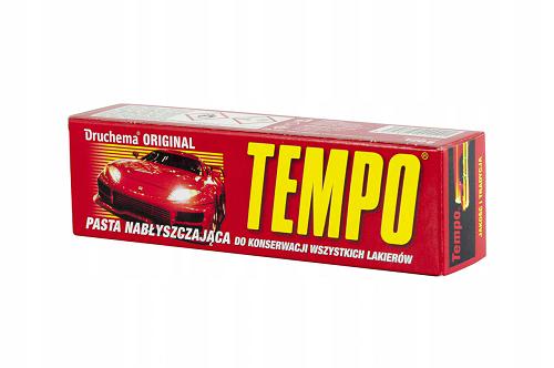 TEMPO-LB DRUCHEMA PASTA TEMPO NABŁYSZCZAJĄCA 120G /czerwona/