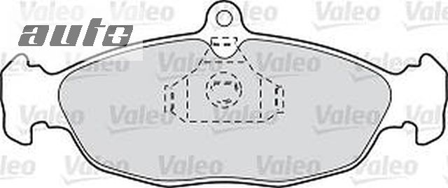 598039 VALEO KLOCKI HAMULCOWE
