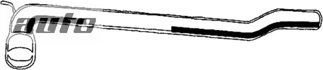 04.107 ASMET Rura wydechowa środek (śr.:55mm) pasuje do: VW TRANSPORTER IV 2.5D 09.95-04.03