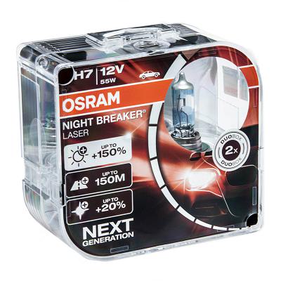 64210NL-HCB OSRAM ŻARÓWKA H7 NIGHT BREAKER LASER+ 150 % WIĘCEJ SWIATŁA LASER /2szt/