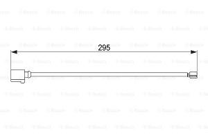 1987474565 ATE CZUJNIK KLOCK. HAMULC. PORSCHE CAYENNE  10- PRZÓD