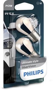 12496SVB2 PHILIPS ZAROWKA 12V 21W SILVER /2szt./
