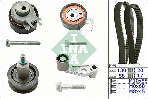 530036010 INA ZESTAW ROZRZADU VW 1,4 , 1.6 16V 98-00