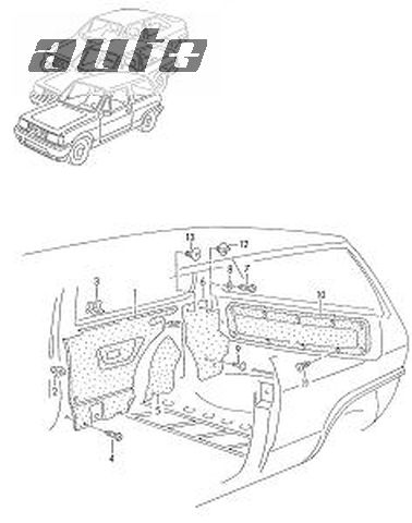 871867044GB01 VAG TAPICERKA DRZWI