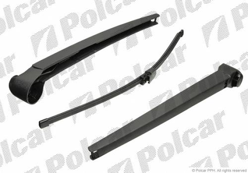 9568RWT1 POLCAR OPŁYWOWE RAMIĘ WYCIERACZKI TYLNEJ VW CADDY/TRANSPO