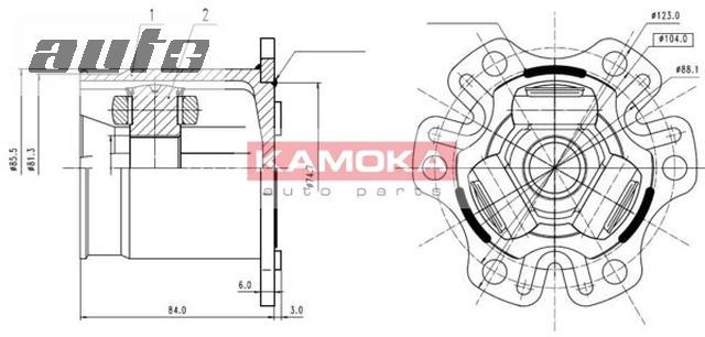 8709 KAMOKA PRZEGUB WEWN