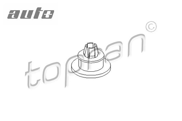 19180719301C VAG SLIZG ZDERZAKA GI II VW Golf 2 II Mk2