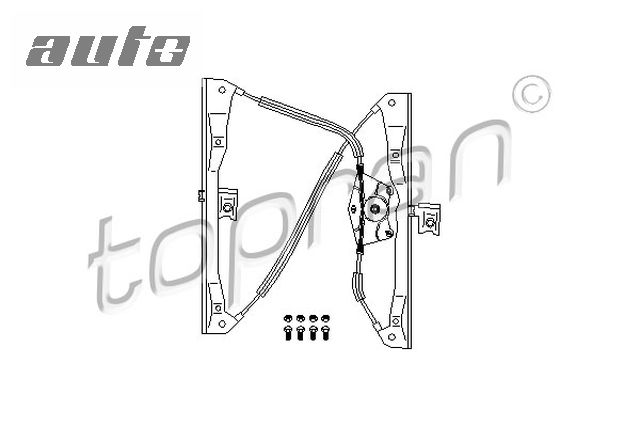 108670 TOPRAN PODNOSNIK SZYBY VW GOLF 4