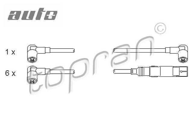107 251 TOPRAN KABLE WYSOKIEGO NAP. VR6