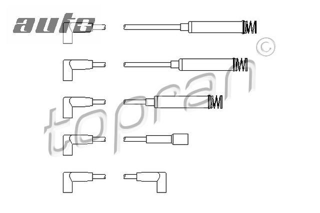 16 12 545 TOPRAN PRZEWODY ZAPŁONOWE
