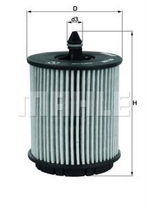 OX 258D KNECHT FILTR OLEJU.