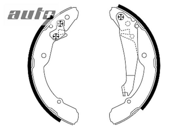 98101 0524 04 TEXTAR SZCZEKI HAMULCOWE 32X230