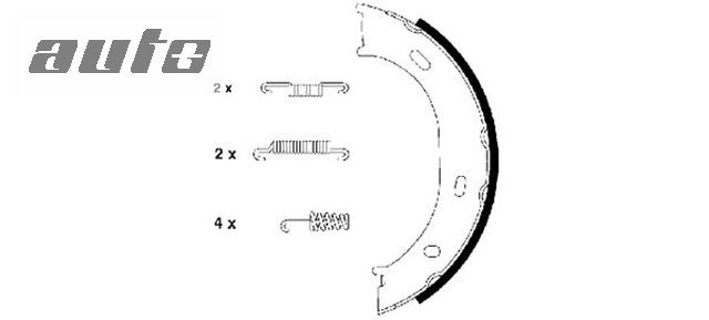 91055100 TEXTAR SZCZĘKI HAMULCOWE