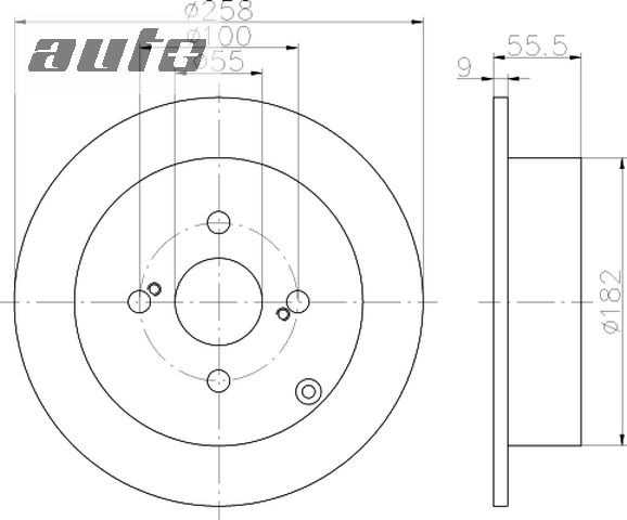 8DD355110-471 PAGID TARCZA HAMULCOWA