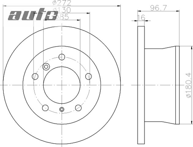 8DD 355 111-901 HELLA TARCZA HAMULCOWA
