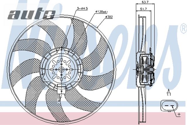 85728 NISSENS WENTYLATOR CHŁODNICY