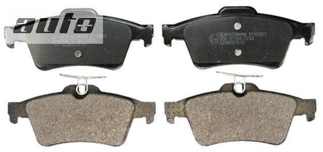 B110857 DENCKERMANN KLOCKI HAMULCOWE FOCUS II TYŁ