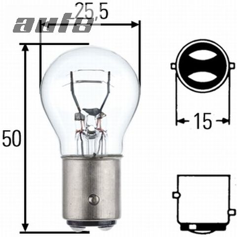 8GD002078-121 HELLA ZAROWKA P21W/5W
