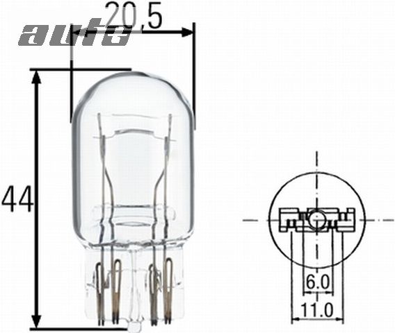 8GD 008 893-002 HELLA ŻARÓWKA W21/5W