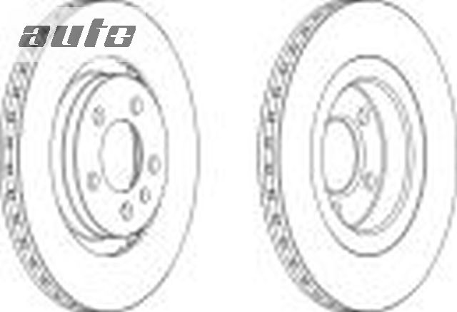 DDF928 FERODO TARCZA HAMULCOWA