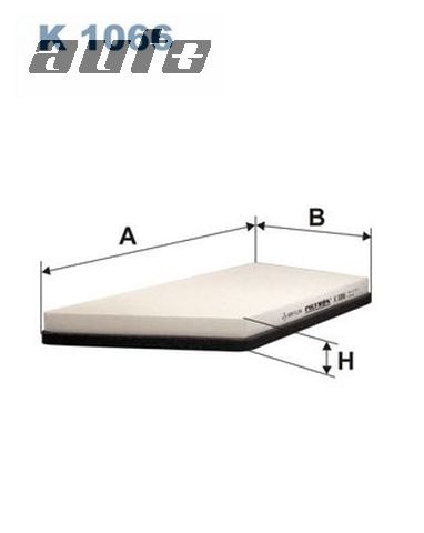 K 1066 FILTRON FILTR POW.KABINY PEUGEOT 206 1.1-2.0HDI