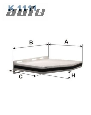 K 1111 FILTRON FILTR KABINOWY