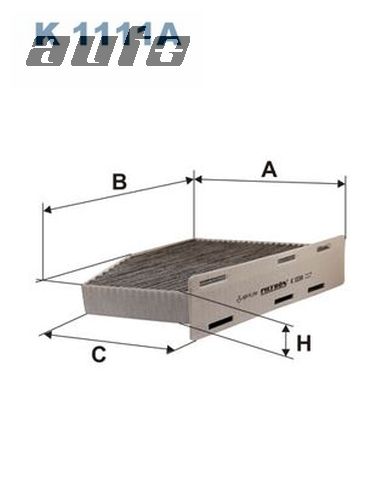 K 1111A FILTRON FILTR KABINOWY - węglowy