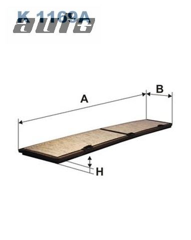 K1169A FILTRON FILTR KABINOWY