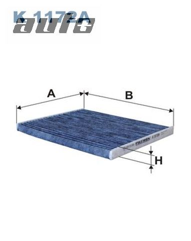 K1172A FILTRON FILTR KABINOWY WĘGLOWY