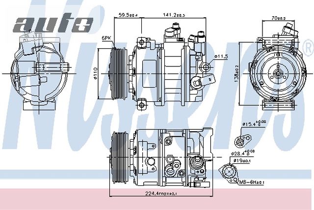 89020 NISSENS KOMP.KLIMATYZACJI