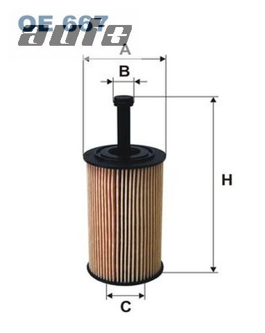 OE667 FILTRON FILTR OLEJU.