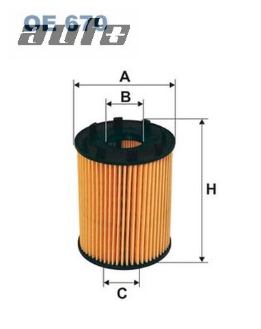 OE 670 FILTRON FILTR OLEJU.