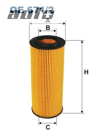 OE 671/4 FILTRON FILTR OLEJU.