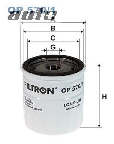 OP 570/1 FILTRON FILTR OLEJU.
