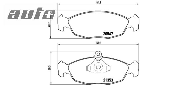 P59011 BREMBO KLOCKI HAMULCOWE